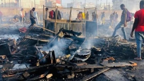 تفحم جثة في حريق مهول بإنزكان