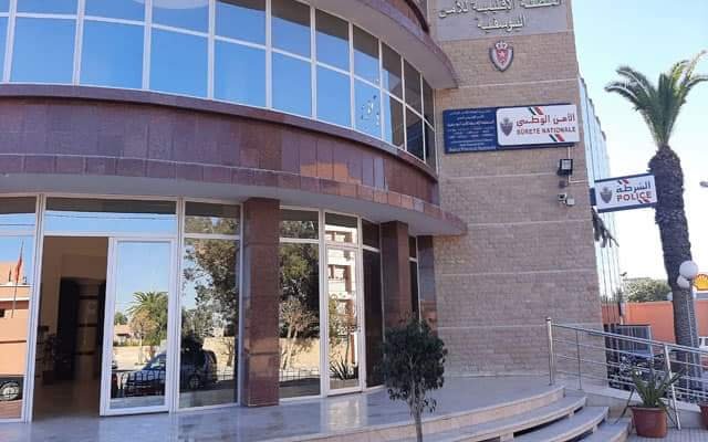 اليوسفية : إستهداف عناصر مجهولة للمنطقة الأمنية بزجاجات حارقة