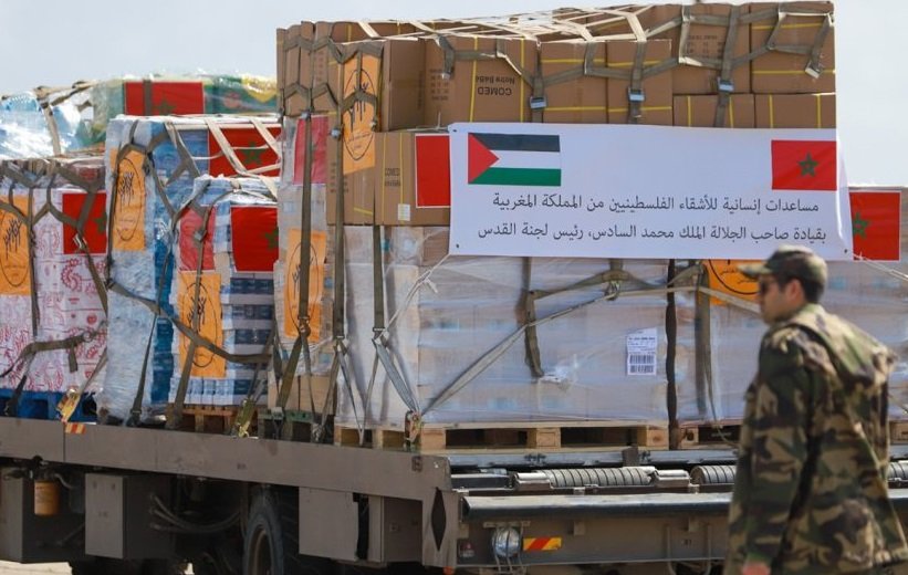 مغرب العطاء: مساعدات إنسانية تصل غزة والقدس