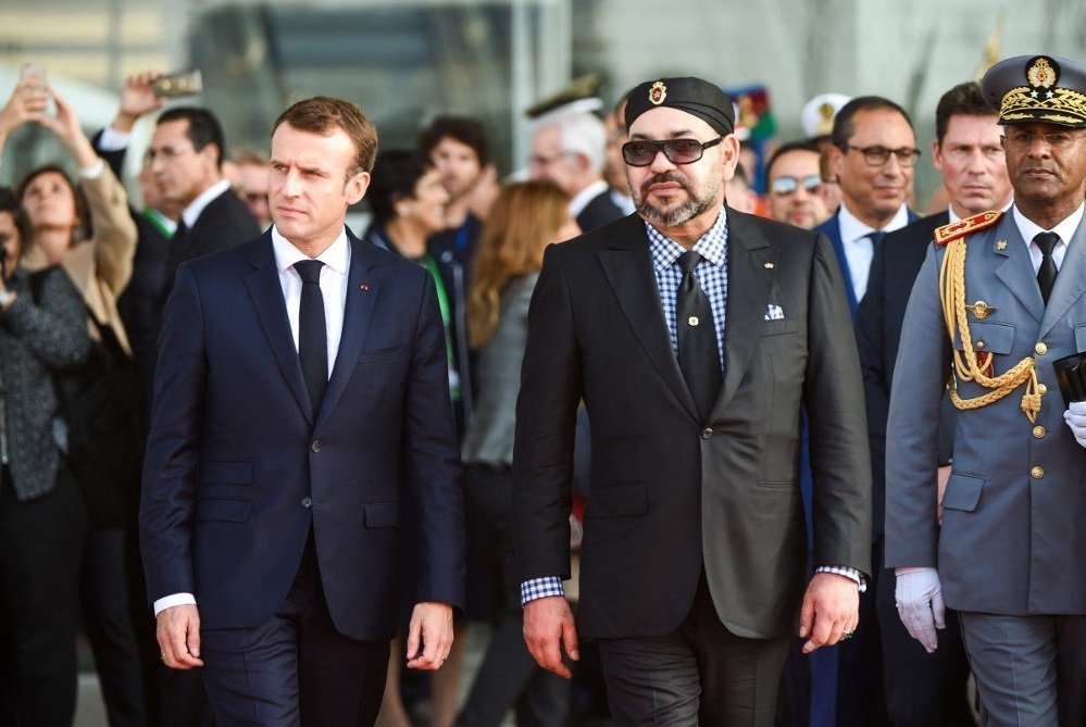 جلالة الملك محمد السادس يرحب بالموقف الفرنسي ويدعو ماكرون الى زيارة المغرب