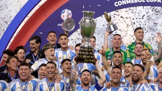 الأرجنتين بطلة الكوبا أمريكا للمرة السادسة عشر في تاريخها