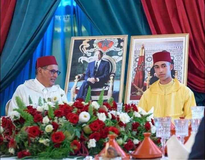 صاحب السمو الملكي ولي العهد الأمير مولاي الحسن يترأس بتطوان مأدبة غداء أقامها رئيس الحكومة بمناسبة عيد العرش المجيد