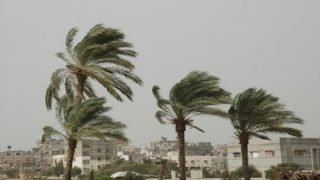 طقس حار نسبيا ورياح قوية بهذه المناطق