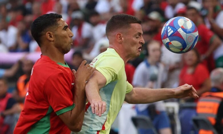 المنتخب المغربي الأولمبي ينهزم أمام إسبانيا في نصف نهائي أولمبياد باريس