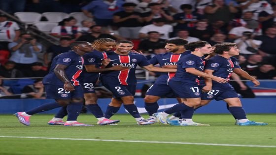 باريس سان جيرمان يحقق انتصارًا مدويًا بقيادة حكيمي وتألق باركولا في مواجهة مونبلييه