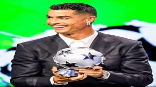 رونالدو يتوج بجائزة رئيس الاتحاد الأوروبي للهداف الأفضل في تاريخ دوري الأبطال
