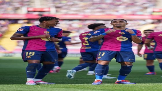 برشلونة يكتسح بلد الوليد بسباعية ويتصدر الدوري الإسباني