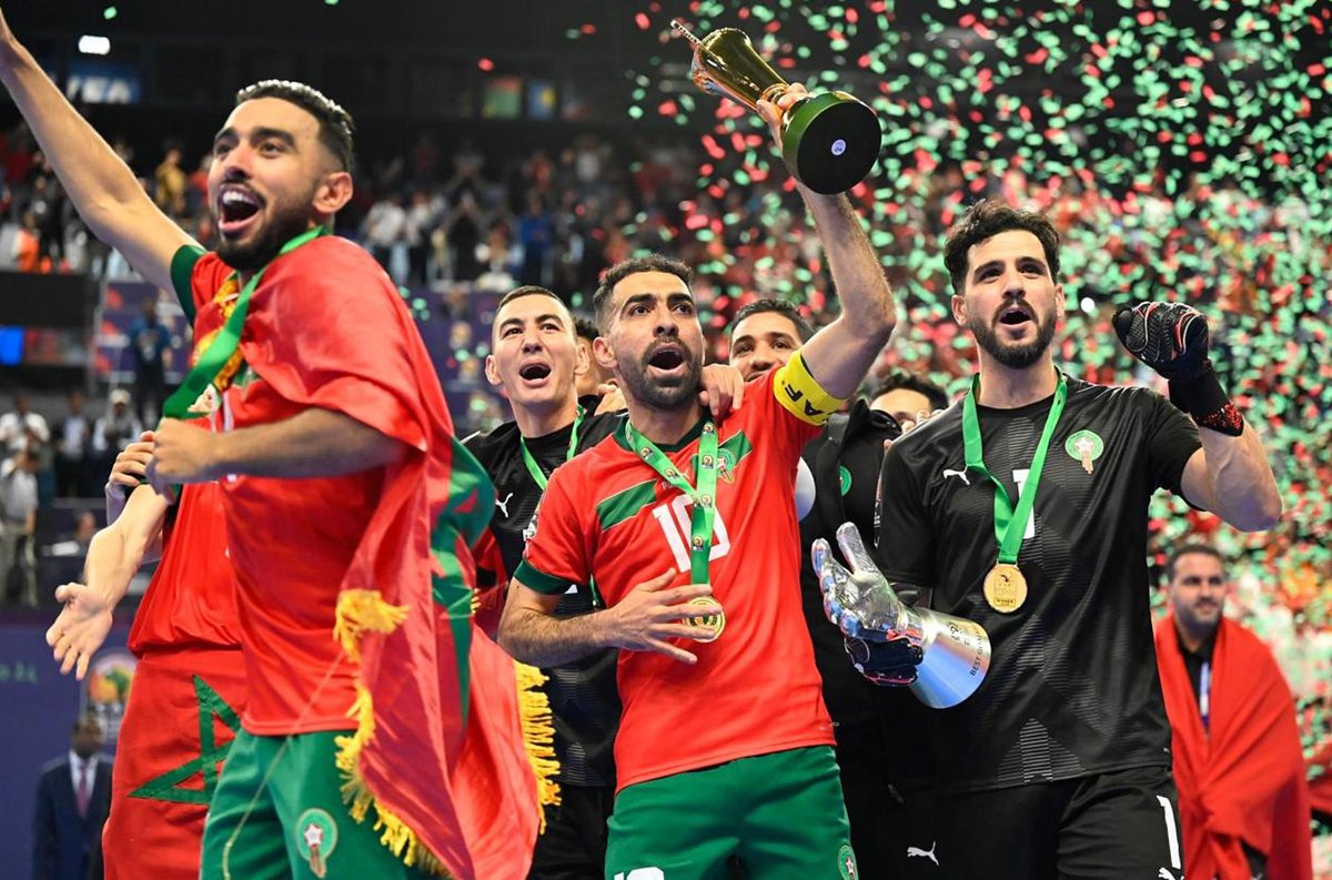 المنتخب الوطني المغربي لكرة القدم داخل القاعة أحسن منتخب عالمي (موقع فوتسال بلانيت)
