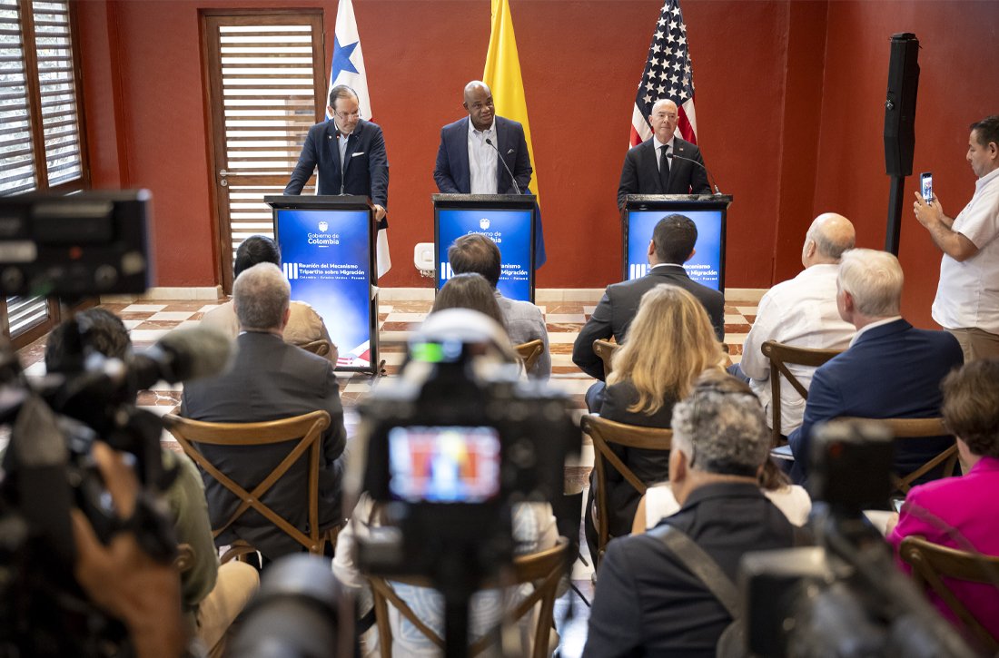 بنما و كولومبيا و الولايات المتحدة يؤكدون إلتزامهم بـ”المسؤولية المشتركة” لمعالجة معضلة الهجرة