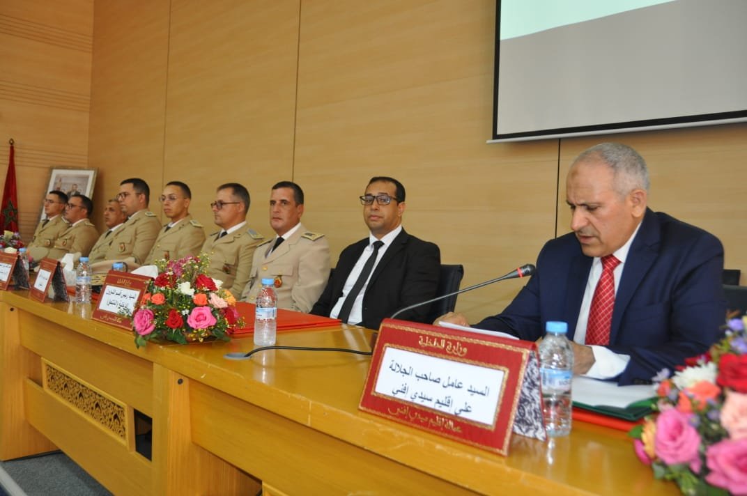 تنصيب رجال السلطة الجدد بإقليم سيدي إفني