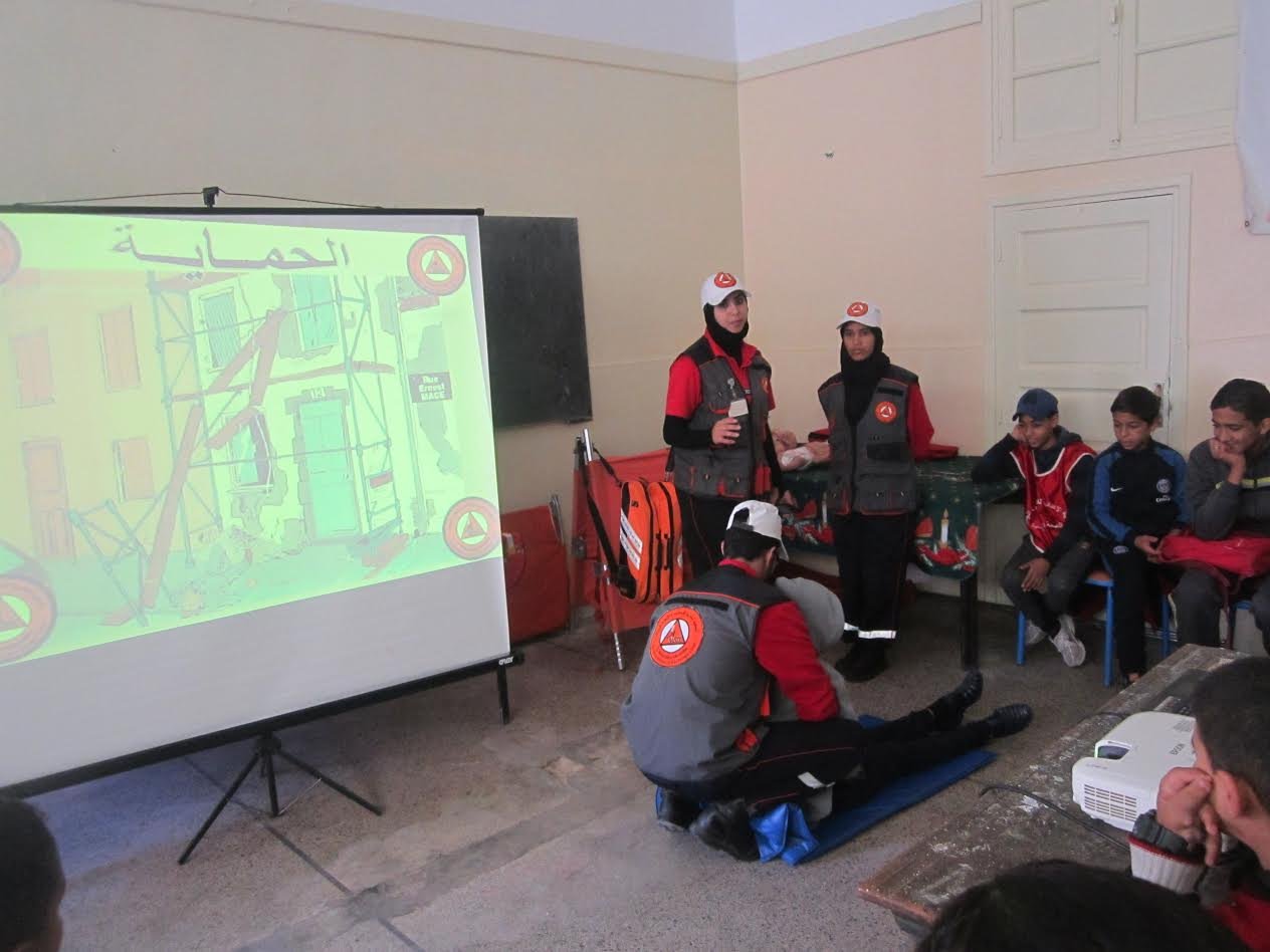 الجديدة :الجمعية المغربية للاسعاف والانقاذ المدني في ورشة تحسيسية بمؤسسة للامريم