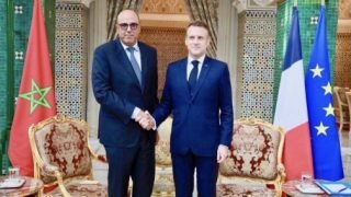 الرئيس الفرنسي إيمانويل ماكرون في ضيافة رئيس مجلس المستشارين