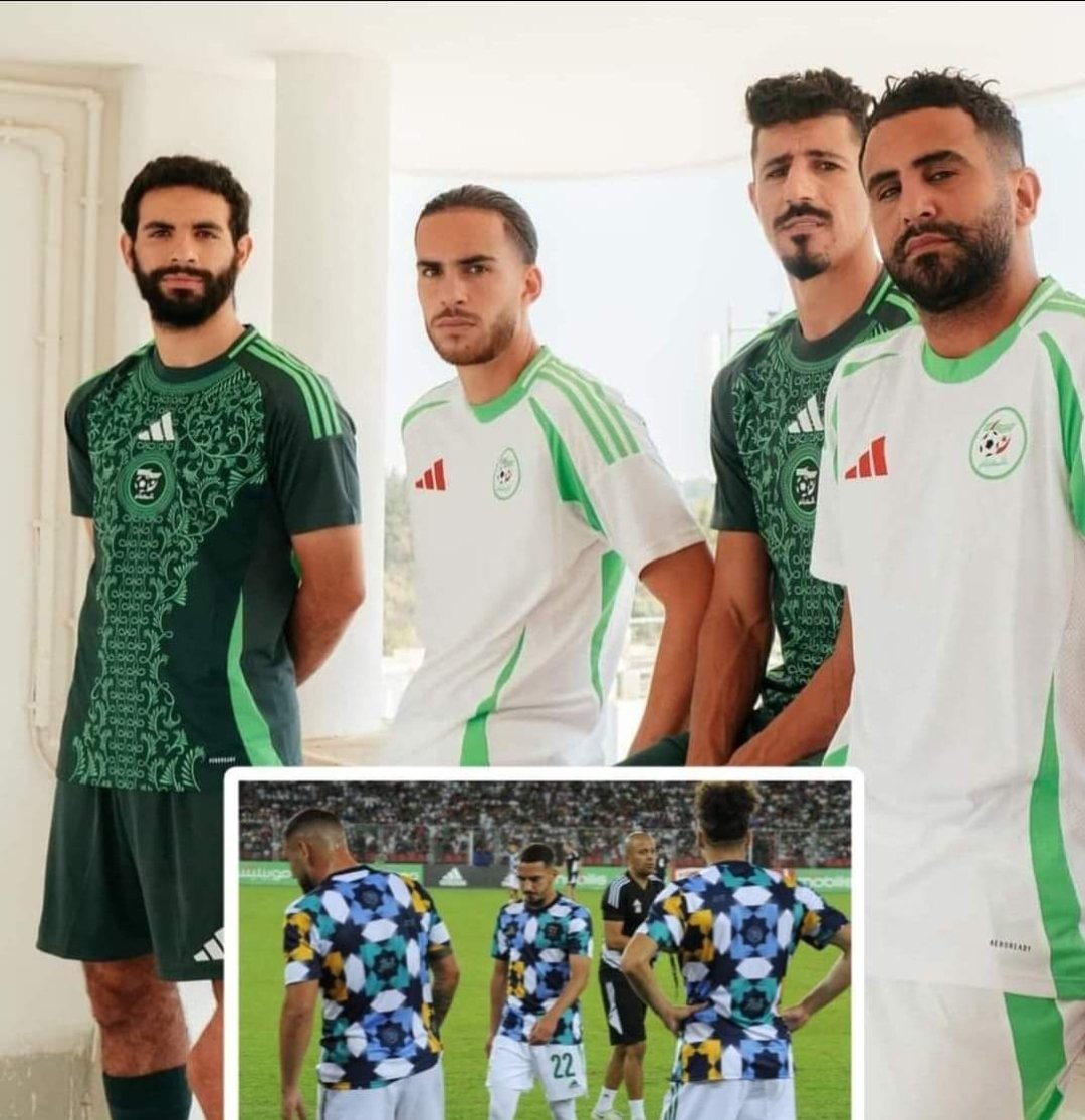 أديداس تزيل الزليج المغربي من قميص المنتخب الجزائري الجديد وتتجنب تكرار الجدل