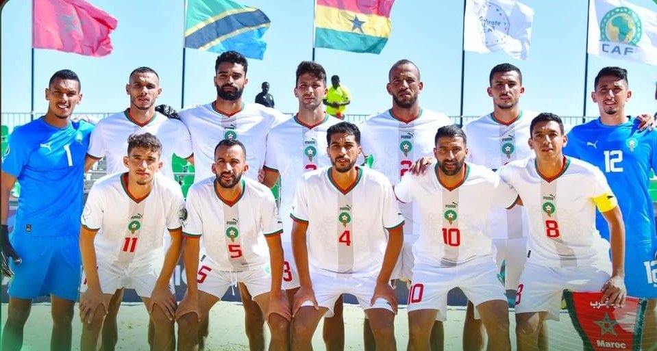المنتخب  المغربي لكرة القدم الشاطئية يواصل التألق بفوز كبير على غانا في كأس إفريقيا