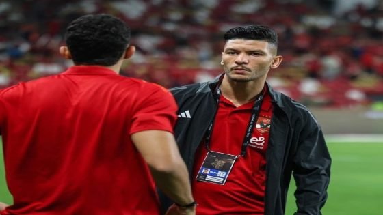 إصابة أشرف داري تهدد مشاركته في نهائي السوبر المصري ضد الزمالك”