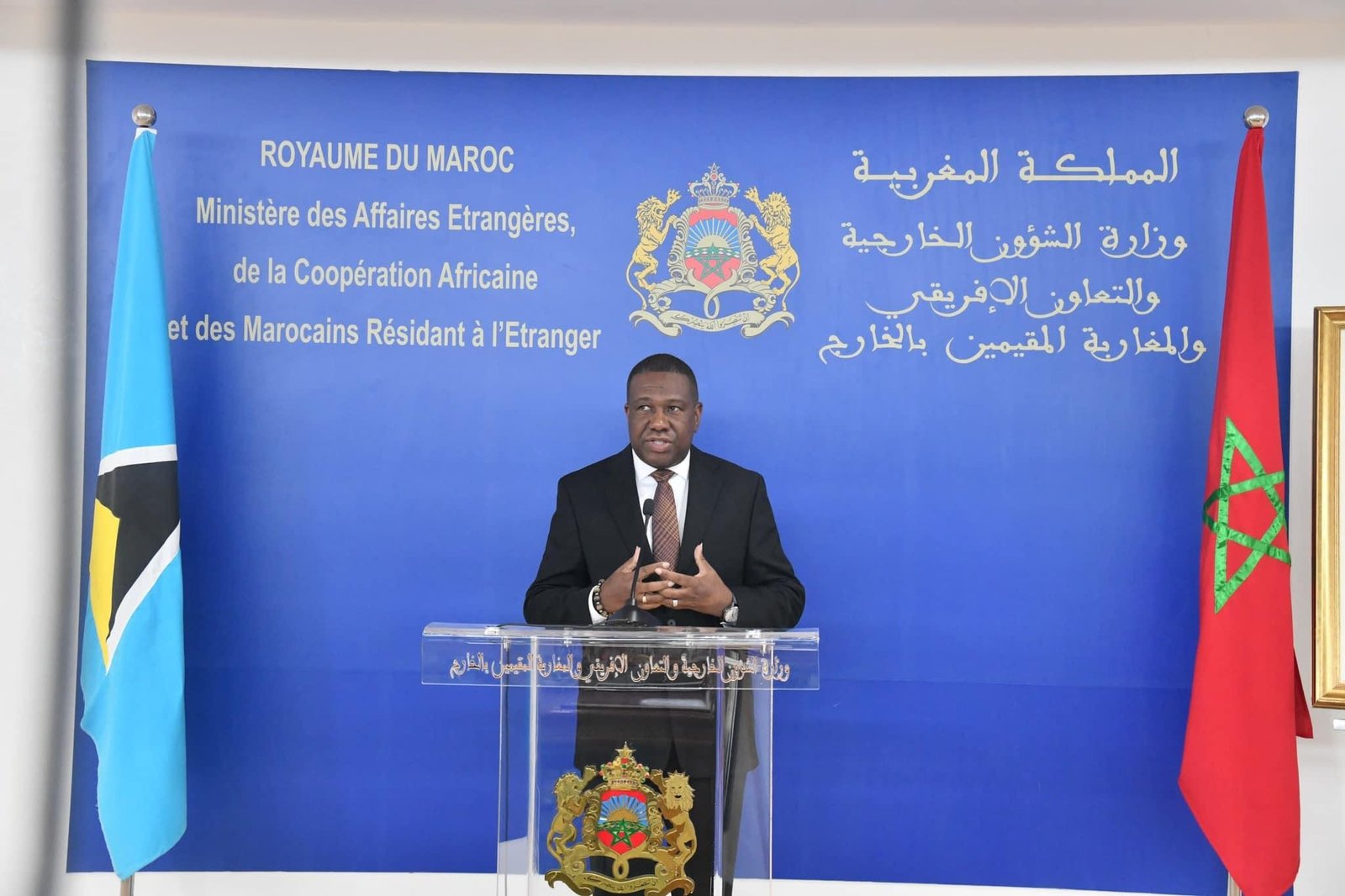 سانت لوسيا تشيد بالتوافق الدولي المتزايد لفائدة الصحراء المغربية بقيادة جلالة الملك