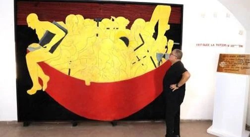 السنغال.. عمل للرسام المغربي ماحي بنبين ضمن المجموعة الدائمة لمتحف غوري