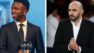 الركراكي يصوت لفينيسيوس كأفضل لاعب في العالم لعام 2024