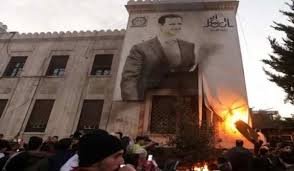 التلفزيون السوري يبث مقطعا يعلن سقوط بشار الأسد