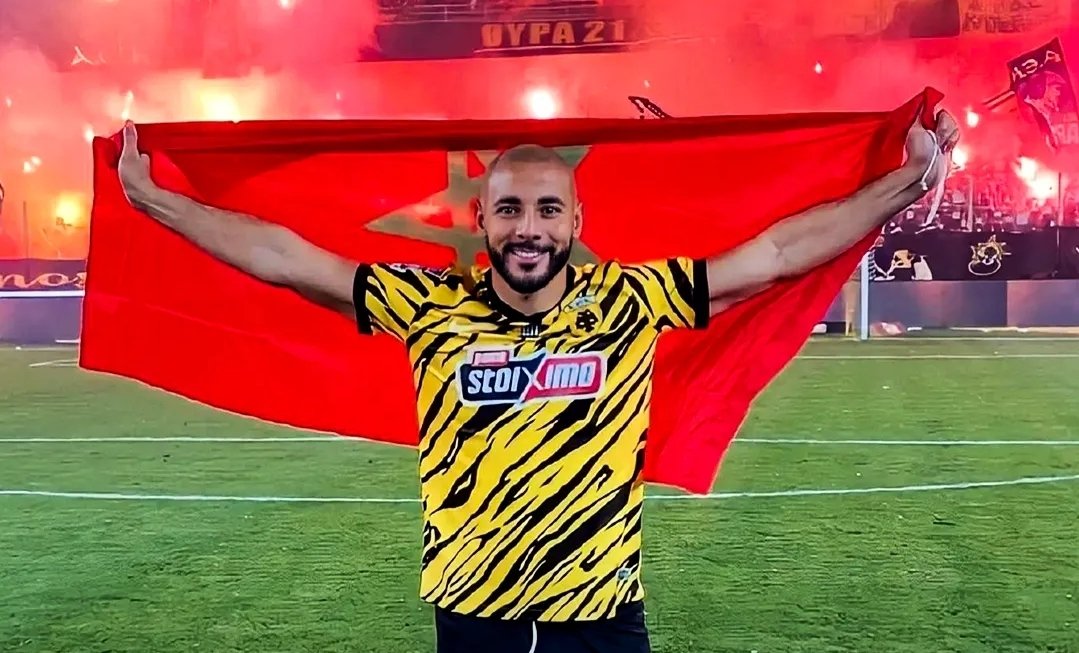 نور الدين أمرابط يفسخ عقده مع آيك أثينا بالتراضي بعد مسيرة مميزة