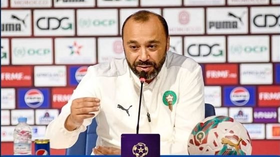 طارق السكتيوي يُلغي معسكر المنتخب الوطني لمواليد 2000 وما فوق دون كشف الأسباب