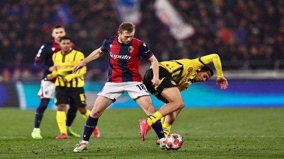 بولونيا يقلب الطاولة على دورتموند ويحقق فوزه الأول في المسابقة