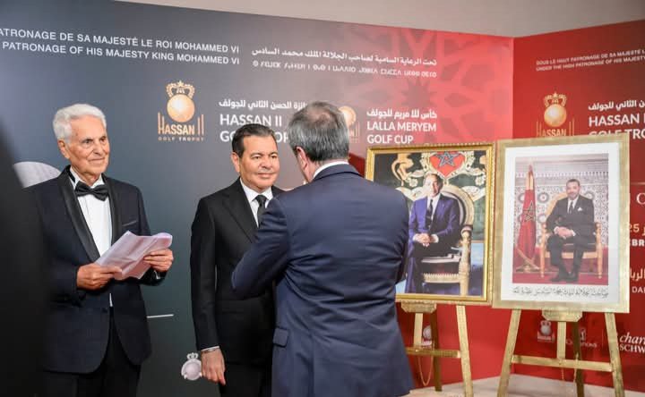 صاحب السمو الملكي الأمير مولاي رشيد يترأس حفل عشاء أقامه جلالة الملك بمناسبة الدورة الـ 49 لجائزة الحسن الثاني للغولف والدورة الـ 28 لكأس صاحبة السمو الملكي الأميرة للا مريم