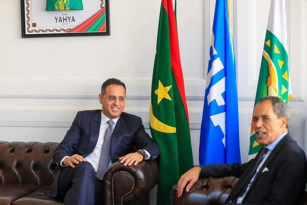 رئيس الإتحاد الموريتاني يستقبل سفير المملكة في موريتانيا من أجل تعزيز التعاون الرياضي بين المغرب وموريتانيا