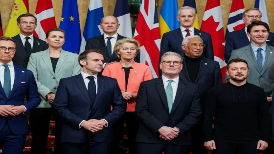 “تحالف الراغبين” يجمع بين ماكرون و ميرتس و ستارمر و توسك بكييف