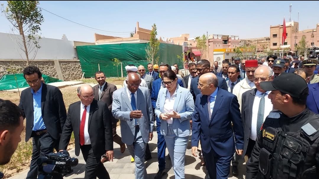 فاطمة الزهراء المنصوري في زيارة ميدانية لجهة درعة تافيلالت