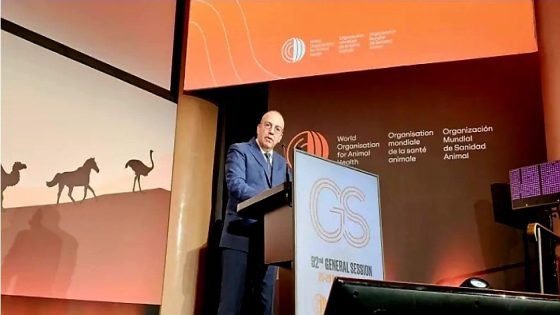 البواري يدعو من باريس إلى تعبئة جماعية من أجل النهوض بالصحة الحيوانية عالمياً