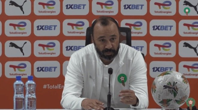 السكتيوي .. النهائي مسؤولية وطنية وحريمات روح الفريق داخل الملعب