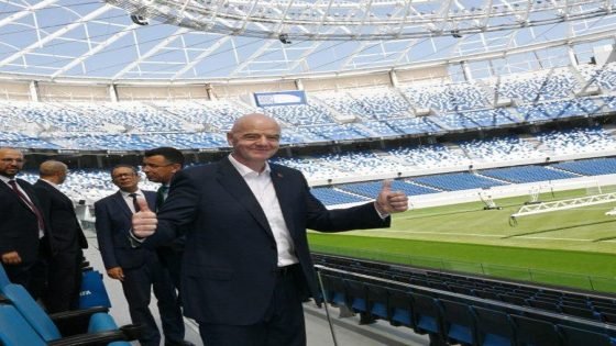 إنفانتينو يصف ملعب طنجة بـ”الجوهرة” ويشيد بإنجازات المغرب استعدادًا لكأس إفريقيا والعالم 2030