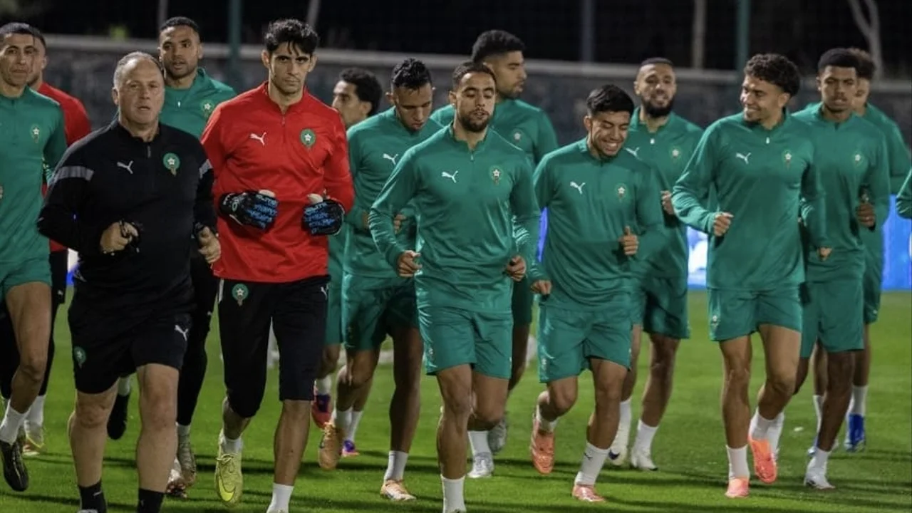 المنتخب المغربي يشرع في أول حصة إعدادية تأهبا لوديتي موزمبيق وأوغندا