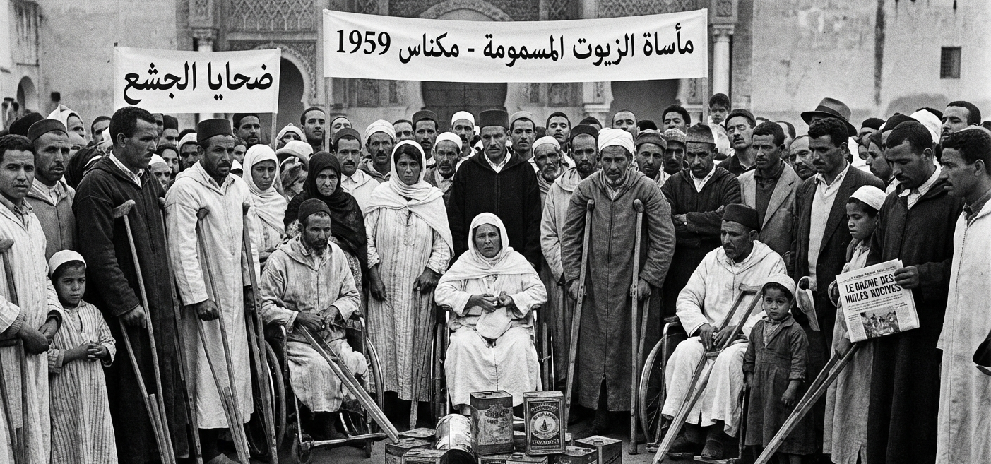 الزيوت المسمومة 1959: حين اغتال الجشع أحلام الاستقلال في أمعاء الفقراء
