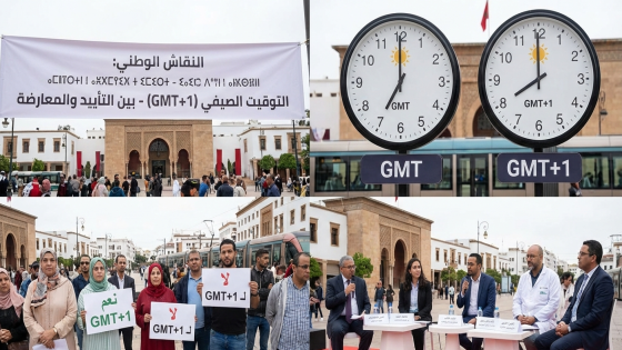 توقيت يعيد الجدل إلى نقطة الصفر،..النقاش يحتدم حول التوقيت الصيفي (GMT+1)