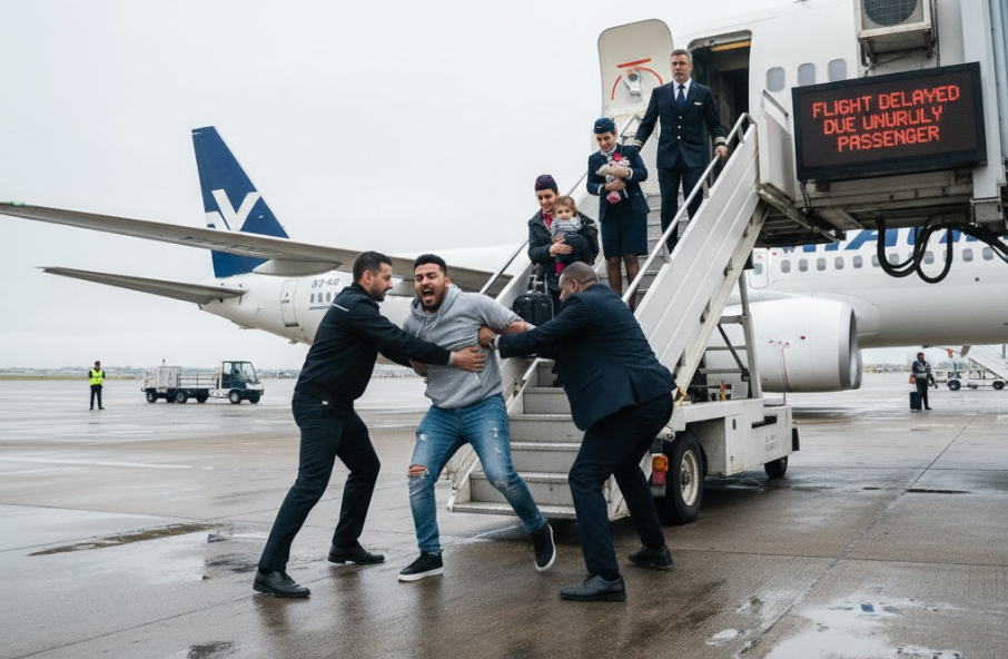 فوضى بمطار فالنسيا تشل حركة طائرة لساعتين… شاب مغربي في قلب واقعة مثيرة للتساؤلات