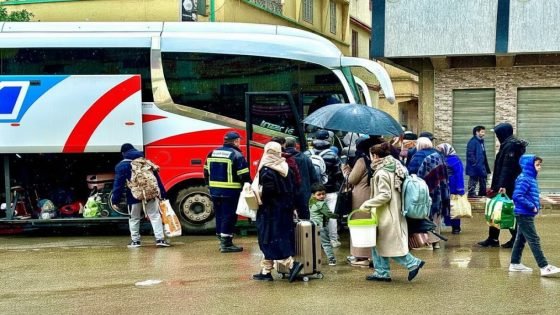 القصر الكبير تحت الماء… عمليات إجلاء واسعة وخطة استباقية لمواجهة الوضع