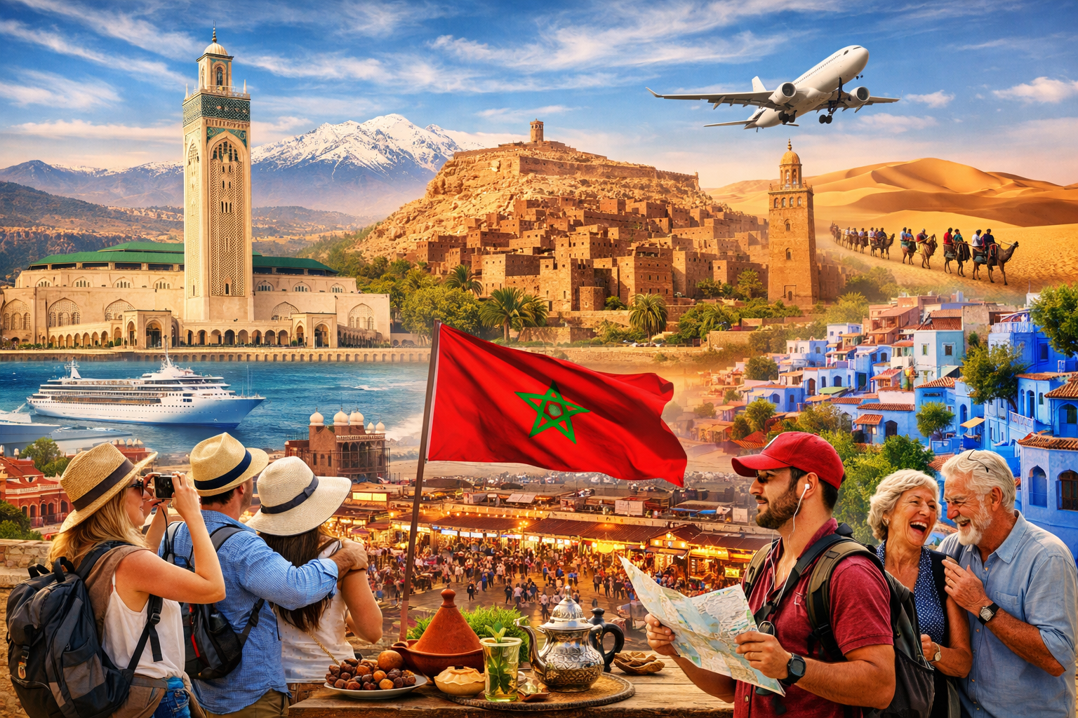 المغرب يستقبل أزيد من 1,3 مليون سائح في يناير 2026 ومداخيل السياحة تواصل الارتفاع