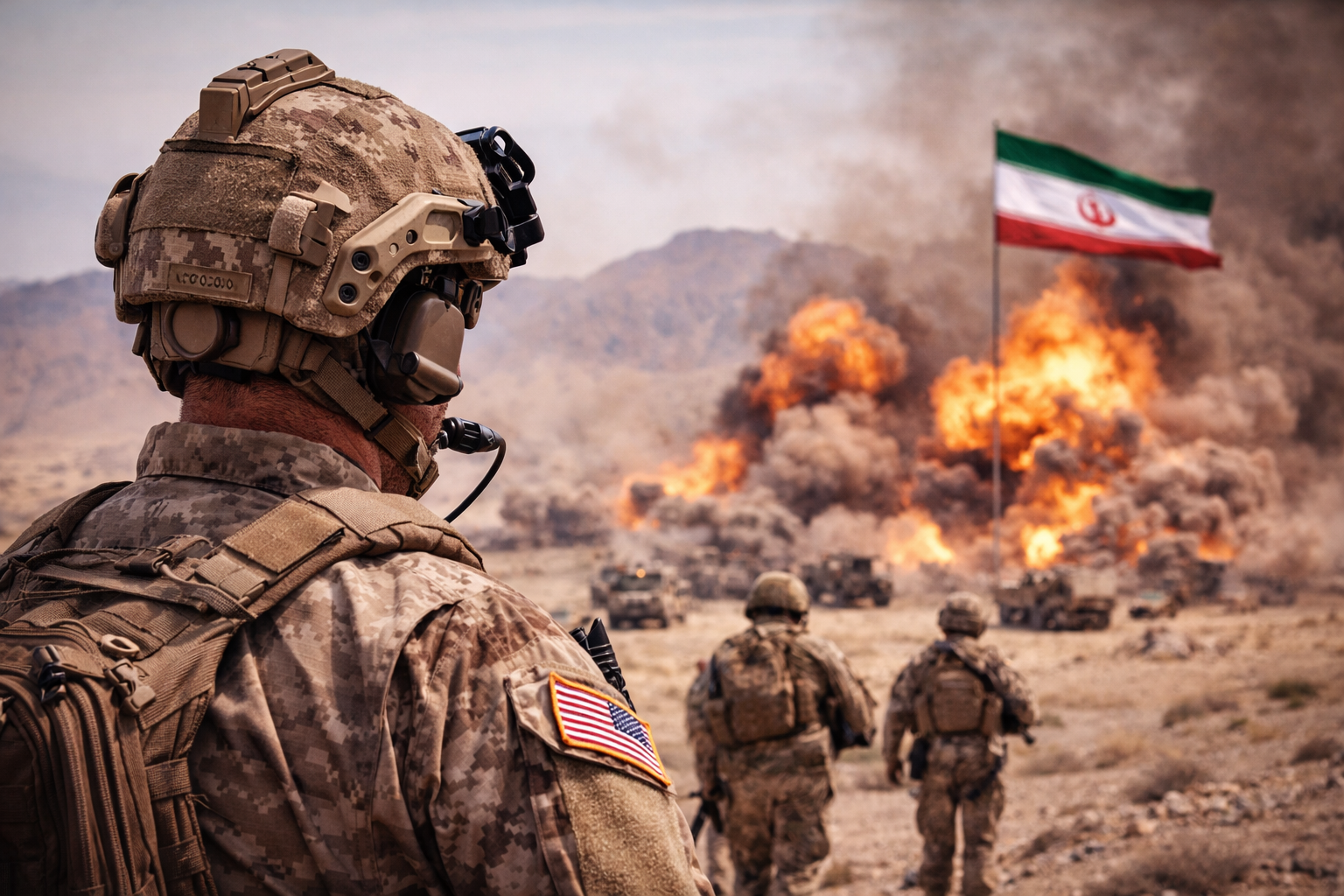 الولايات المتحدة على حافة قرار خطير.. تسريبات تكشف خطة تدخل بري داخل إيران!