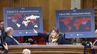 خريطة المغرب كاملة داخل مجلس الشيوخ الأمريكي تبرز الموقف الأمريكي