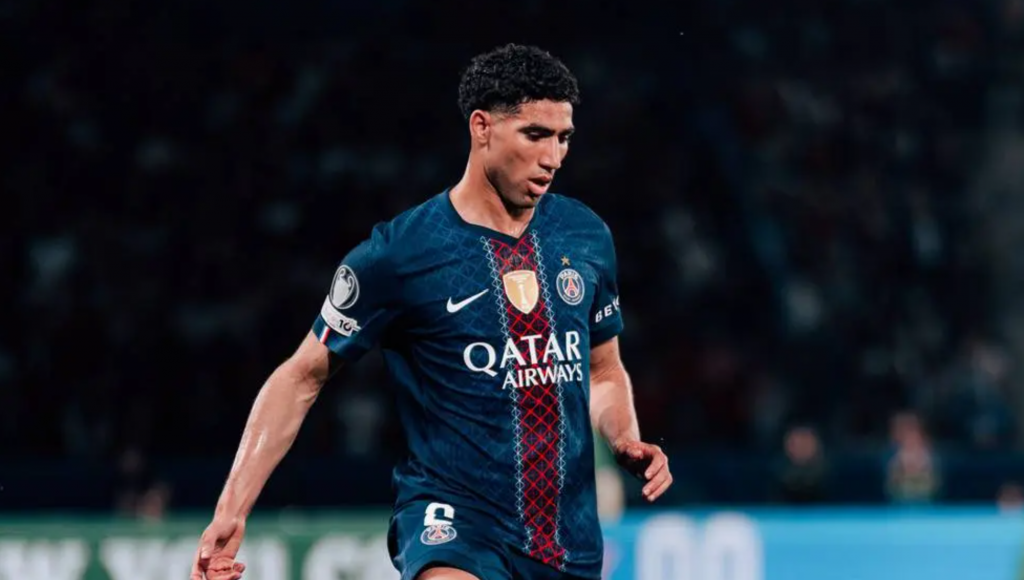 أشرف حكيمي يغيب عن إياب نصف نهائي دوري أبطال أوروبا