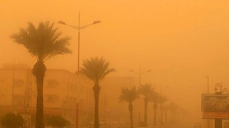 الأرصاد الجوية تحذر من رياح عاتية بالجنوب الشرقي للمغرب