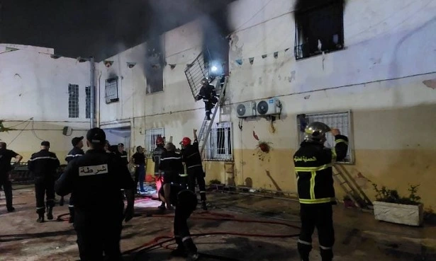11 قتيلا و19 مصابا في حريق بدار للأيتام في الجزائر